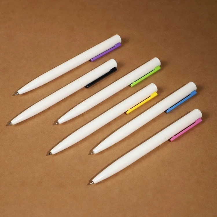 White Plastic Ballpoint Pen